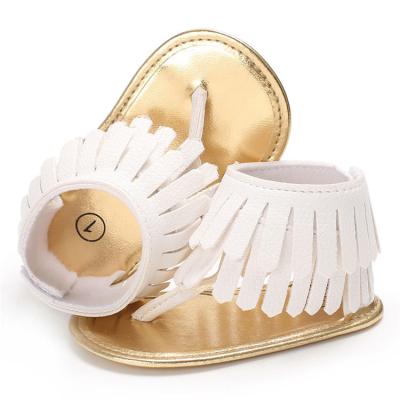 China New fashion high quality infant Canvas Tassel First walker PU baby shoes for Boy and Girl for sale