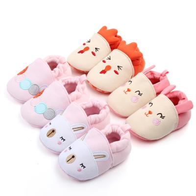 China New fashion Cotton fabric Cute animal 0-2 years breathable baby cotton shoes for sale