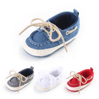 China Amazon hot Loafers Cowboy 0-18 months infant prewalker baby moccasins for sale