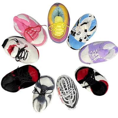 China EU 36-44 plush plush Yeezy plush EU 36-44 size home fashion trend AJ high quality hot plush slippers custom made soft unisex unisex slippers for sale