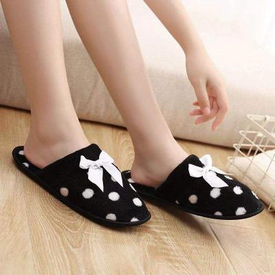 China Fashion Trend Cixi Aida Ladies Embroidered Soft Terry Scuff Slipper for sale