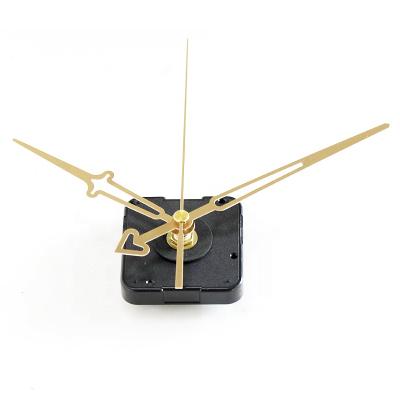 China Plastic Wall Clock Movement 12888S 6mm Screw Length Quartz Movement Field Movement With Hands 10# Long Clock Black DIY Clock Accessory Kits for sale