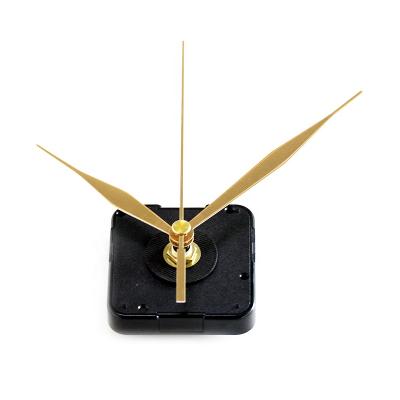 China Plastic Wall Clock Movement 12888S 6mm Screw Length Quartz Movement Field Movement With Hands 9409# Long Clock Black DIY Clock Accessory Kits for sale