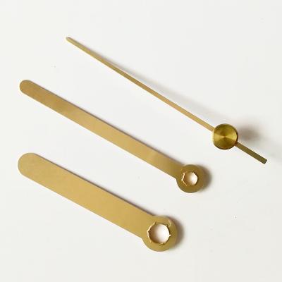 China High Quality Gold Long Axis 2240# Quartz Clock Hands (Just Hands) DIY Metal Copper Hands DIY Hardware Clock Accessories Kits for sale