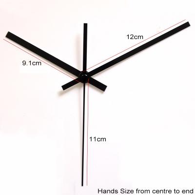 China SKP Minimalist Axis Clock Hands 1# High Quality Black and White Metal Hands Quartz Clock Aluminum Clock Accessories (Just Hands) DIY Kits for sale