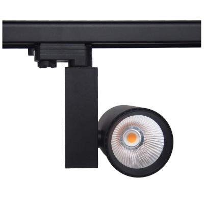 China Modern Commercial Track Lighting 20w 30w Cob Track Light Ra90 For Supermarket / Shops for sale