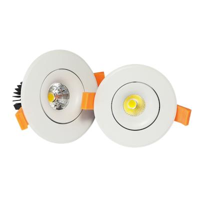 China Modern Adjustable CCT 2000K To 3000K Dimming To Warm LED Downlight With 7W for sale