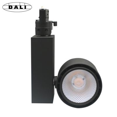 China Commercial Dimmable DALI Dimming 20W 30W 40W LED Track Light Lighting Spotlight For Hotel Supermarket for sale