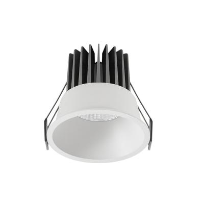 China Modern COB Triac LED Spot Light CCT Dimmable Warm White Dimmable Warm White To Warm Downlights With 12w for sale