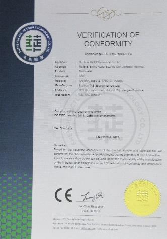 CE - Suzhou TASI Electronics Co.,Ltd.