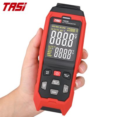 China TASI TA612B K/J Type Thermocouple Digital Thermocouple Thermometer Dual Channel Thermometer 177*70*35mm for sale