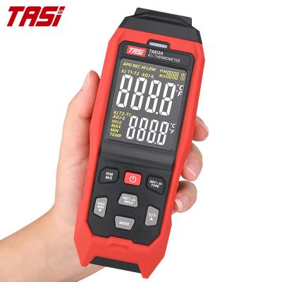 China TASI TA612A K/J Type Single Channel Digital Thermocouple Thermometer Thermometer Temperature Meter 177*70*35mm for sale