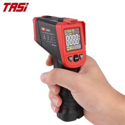 China TASI TA605C Infrared Thermometer Digital IR Laser Gun Non-contact High Temperature Laser Aiming Gun Thermometer For Industry 155x92x42mm for sale