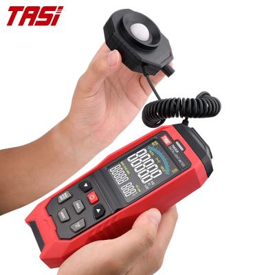 China TASI TA632A 200000 Lux Light Meter Digital Light Lux Meter Selectable Light Source Digital Light Meter 256*67*35mm for sale