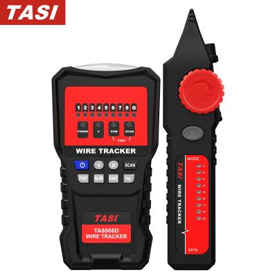 China Telephone Wiring Tracker RJ45 RJ11 Lan Network Cable Tester Detector Line Finder TA8866A/B/C/D TA8866A for sale