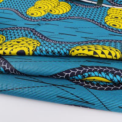 China Anti-Static Plain African Wax Fabric Genuine 100% Cotton Hollandais By The Yard for sale