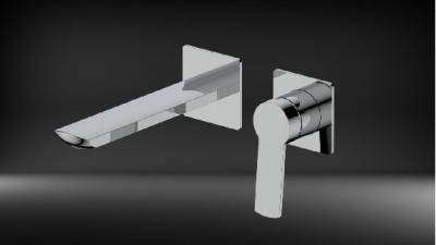 Κίνα 2 Hole Single Lever Mixer Tap Flush Mounted For Wash Bowls προς πώληση