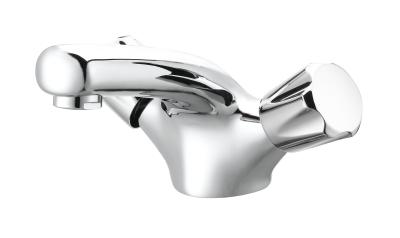 China Dual Lever Basin Badkamer Wasbak Mixer kranen Chroom Warm En Koud Kraan Solid Messing Valve Body Te koop