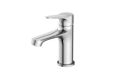 China Single Handle Brass Body Wash Basin Faucet with Ceramic Valve Core for sale