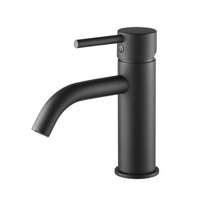 China Modern Stainless Steel Zinc Alloy Basin Faucet Ceramic Valve Mixer Tap for Kitchen Vanity Installation for sale