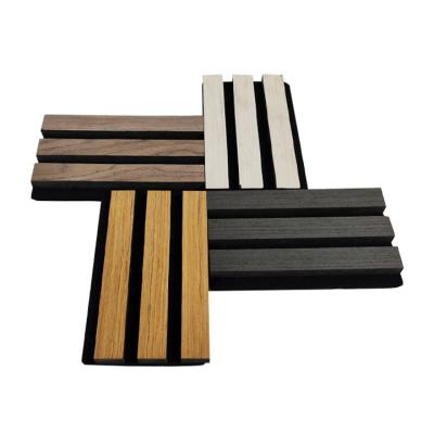 China Quality Soundproofing Slat Wall Panel Contemporary Wood Guaranteed Unique Veneer for sale