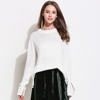 China New Arrival Spring Sweater Fashion Style Casual Female O-Neck Long Sleeve Acrylic Sweater for sale