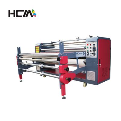 China 2018 Hot Sale Automatic Mini Roll To Roll Calandra Fabric Printer Sublimation Printing Roller Heat Transfer Machine for sale