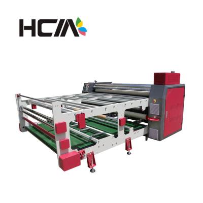 China Garment Shops Industrial Mesin Foil Printing T-shirt Sublimation Fabric Double Stations Stamping Machine for sale