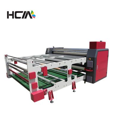 China Garment Shops Rotary Heating System Roller Textile Sublimation Printing Machine Roller Heat Press Machine Oil Heating Rotary System for sale