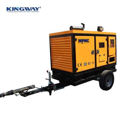 China CE Water Cooled ISO 3phase 50hz 1500rpm Silent Trailer CE Diesel Generator Set 16kw 20kva Standby Power P22D5 for sale