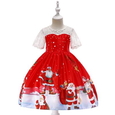 China Wholesale Breathable 2020 Kids Girl Princess Dress Children Baby Girl Christmas Dress Christmas Dress Cosplay Costume Customized for sale