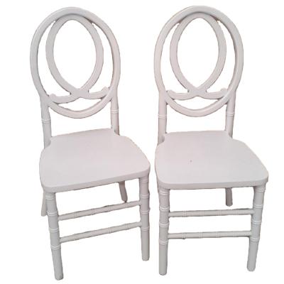 China Traditional High Quality Beech Wood Limewash Color Phoenix Chair For Wedding for sale