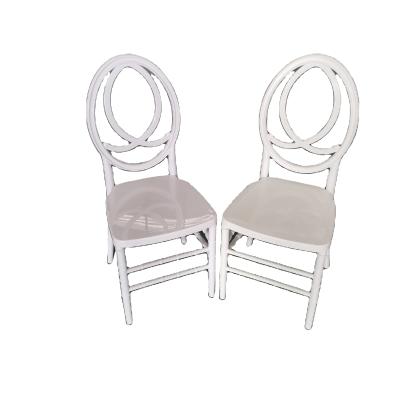 China Traditional White Color PC Material Resin Phoenix Chair For Wedding / Party for sale