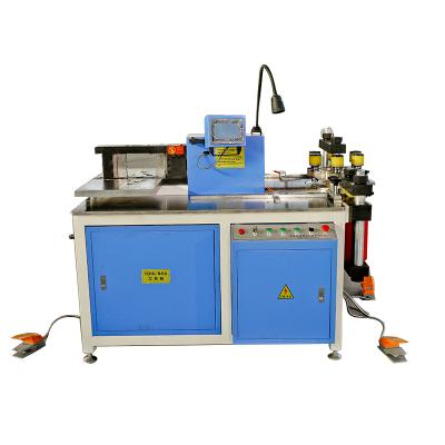 China energy & Multifunctional Automatic Copper Busbar Pipe Pulling Three-station Bending Machine for sale