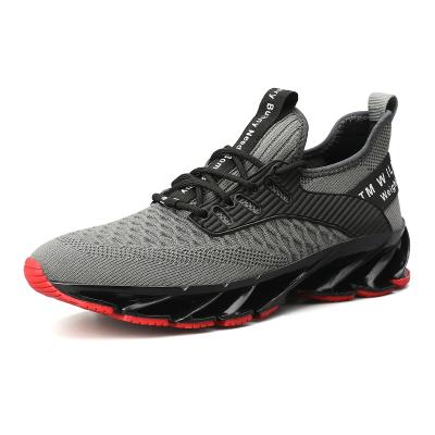 China Fashion Trend XIDISO Blade Wholesale Casual Sneakers Running Shoes For Mens Trainers Flying Woven Sneakers Mens Sports Shoes for sale