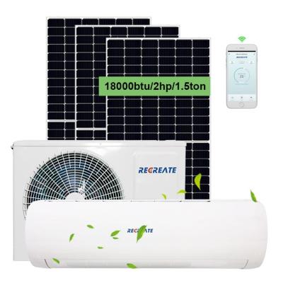 중국 Energy Saving Solar Split Wall AC 18000btu Cooling And Heating 1.5T Solar Powered Air Conditioner 판매용