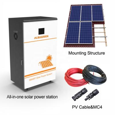 China Home 20KWH Off Grid Solar System For Home With Solar Panels en venta