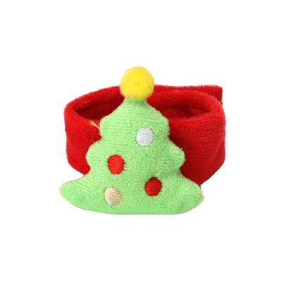 China stuffed & Free Shipping Stuffed Toy Plush Christmas Tree Bracelet Wristband for Christmas Xmas Party Event Festival Decor School Children Kids for sale