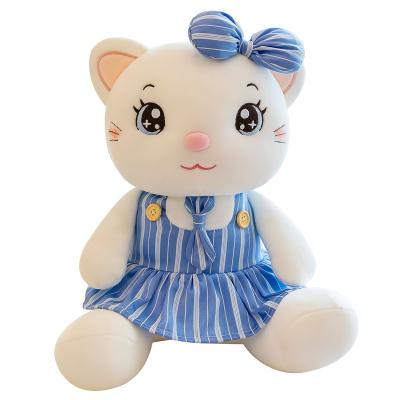 China stuffed & Creative Cat Plush Toy Wholesale Cuteness Cat Toy Plush Stuffed Animal With Clothes for sale