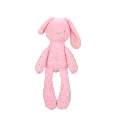 China stuffed & Plush Toy Baby Sleeping Dolls Woolen Animal Stuffed Plush Toy Kawaii Bunny Toys Handmade Rabbit Dolls for sale