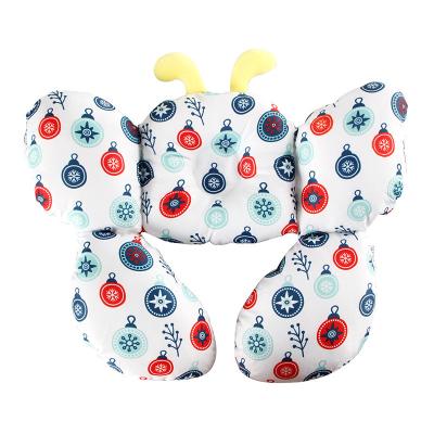 China Hot Selling PP Cotton Baby Stroller Pillow New U Shaped Baby Pull Out And Fold Travel Neck Pillow for sale