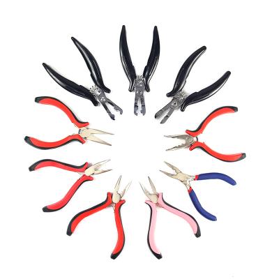 China Hair Salon Equipment Micro Loop Ring Tip Accessories Show Kit Set Professional Crimp System Heat Hair Extension Tools Nanoring Pliers for sale