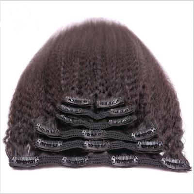 China Online Buying Yaki Raw Unprocessed Raw Virgin Brazilian Remy Hair Straight Thin Straight Weft Curly Clip In Hair Extension Wholesale for sale