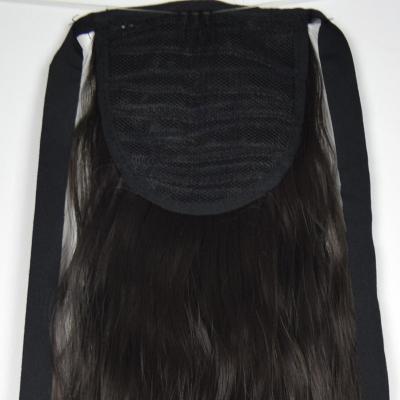 China Wholesale 10a Peruvian Yaki 100 Grams Per Piece Curly Straight Hair Ponytail Extensions For Sale for sale