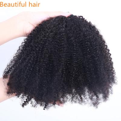 China Russian Good Quality Deep Curly Tip Hair Extension Double I Hair Extension Grade 12A Curly Kinky Curly For Women for sale