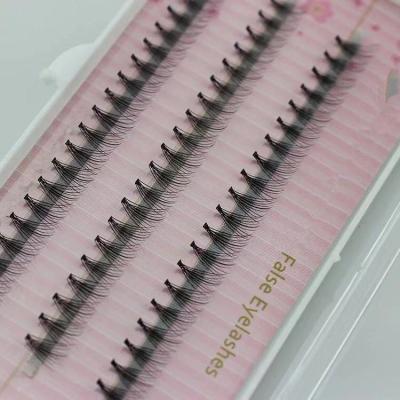 China Delicate Wholesale Handmade Natural Mink Group Eyelash Private Label Korea Eyelash Extension for sale