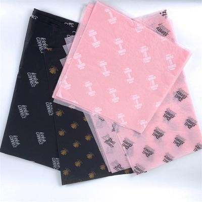 China Custom Custom Tissue Paper Tissue Wrapping Tissue Wrapping Gift Wrapping Colored Moisture Proof Paper With Company Logo for sale