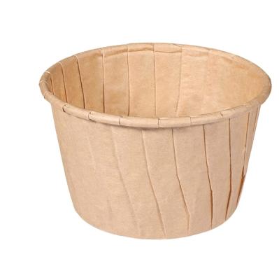 China Top Hat Shape Parchment Baking Cups Cups Greaseproof Greaseproof Cupcake Liners Disposable Liners for sale