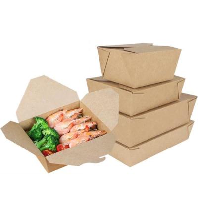 China Disposable high quality paper food container corrugated burger box fast food wrapping paper box for sale