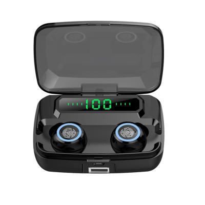 China In-ear tws wireless headphones M11 touch earbuds noise canceling 2000mah earphone box LED display charging hands free for sale